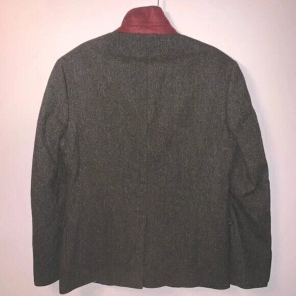 Frank  & Oak Green Wool Blend Blazer - Picture 2 of 9